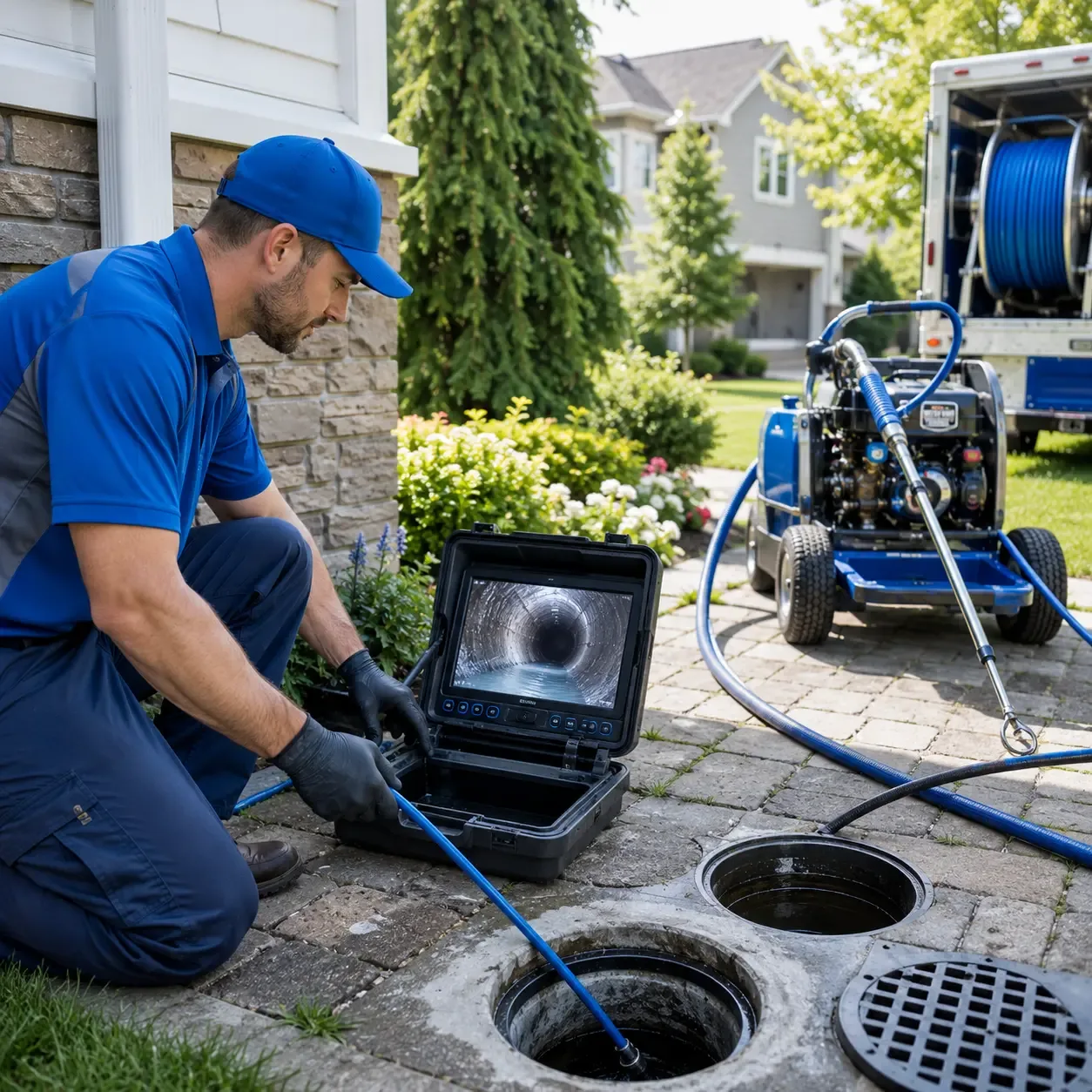 Outdoor drain cleaning professionals serving Bridgton, ME